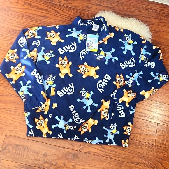 Bluey Tops - Bluey Adult Oversized Character Sweatshirt